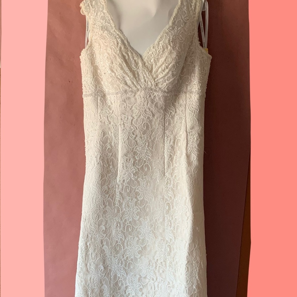 Woman’s wedding dress